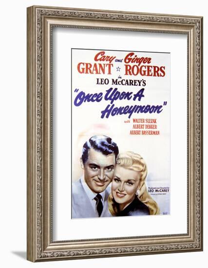 Once Upon a Honeymoon - Movie Poster Reproduction-null-Framed Photo