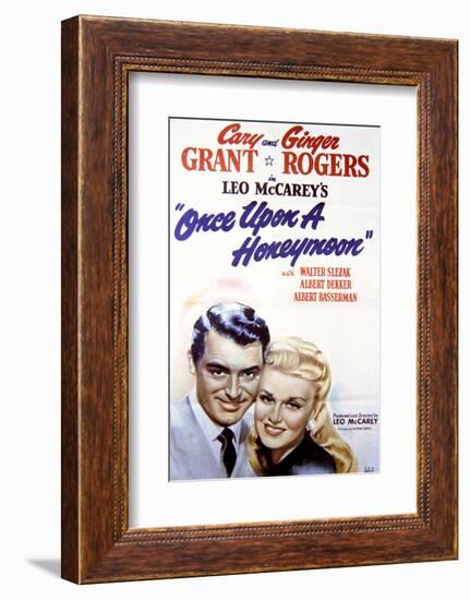 Once Upon a Honeymoon - Movie Poster Reproduction-null-Framed Photo