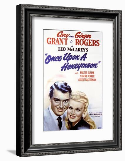 Once Upon a Honeymoon - Movie Poster Reproduction-null-Framed Photo