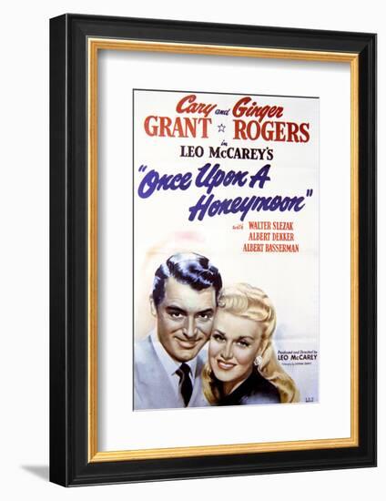 Once Upon a Honeymoon - Movie Poster Reproduction-null-Framed Photo