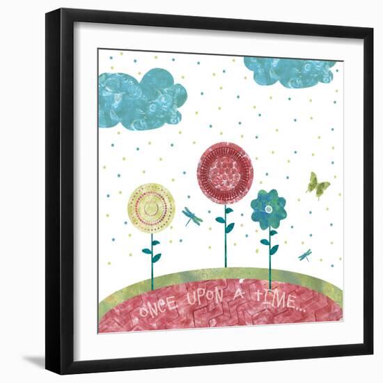 Once Upon a Time 3 Flowers-Bee Sturgis-Framed Art Print