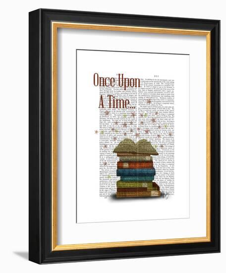 Once Upon a Time Books-Fab Funky-Framed Premium Giclee Print