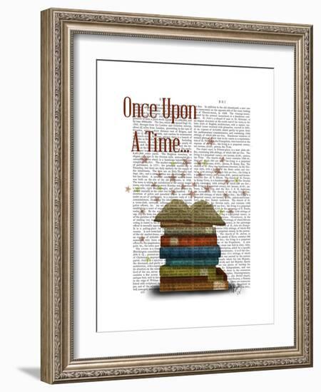 Once Upon a Time Books-Fab Funky-Framed Premium Giclee Print