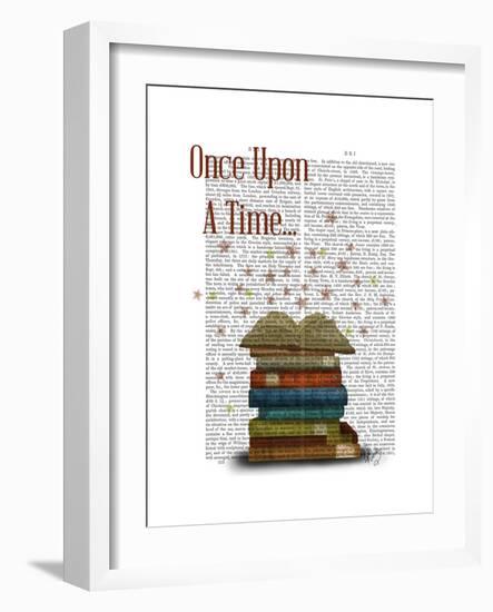 Once Upon a Time Books-Fab Funky-Framed Premium Giclee Print