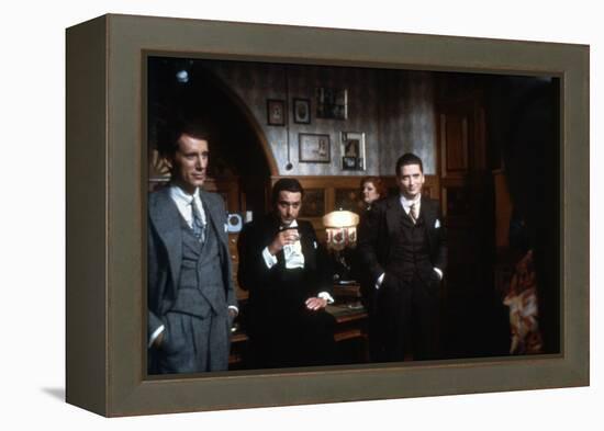 ONCE UPON A TIME IN AMERICA, 1984 directed by SERGIO LEONE James Woods, Robert by Niro (photo)-null-Framed Stretched Canvas