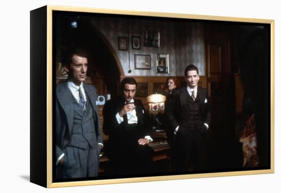 ONCE UPON A TIME IN AMERICA, 1984 directed by SERGIO LEONE James Woods, Robert by Niro (photo)-null-Framed Stretched Canvas
