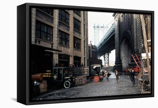 ONCE UPON A TIME IN AMERICA, 1984 directed by SERGIO LEONE (photo)-null-Framed Stretched Canvas