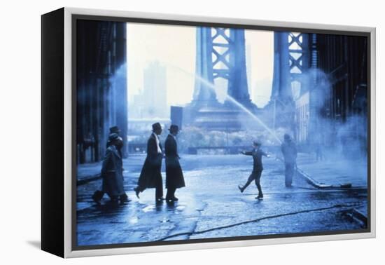 ONCE UPON A TIME IN AMERICA, 1984 directed by SERGIO LEONE (photo)-null-Framed Stretched Canvas