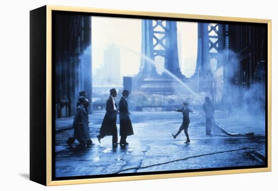 ONCE UPON A TIME IN AMERICA, 1984 directed by SERGIO LEONE (photo)-null-Framed Stretched Canvas