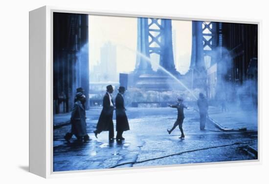 ONCE UPON A TIME IN AMERICA, 1984 directed by SERGIO LEONE (photo)-null-Framed Stretched Canvas