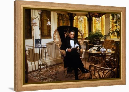 ONCE UPON A TIME IN AMERICA, 1984 directed by SERGIO LEONE Robert by Niro (photo)-null-Framed Stretched Canvas