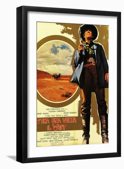 Once Upon a Time in the West, 1968 (C'Era Una Volta Il West)-null-Framed Giclee Print