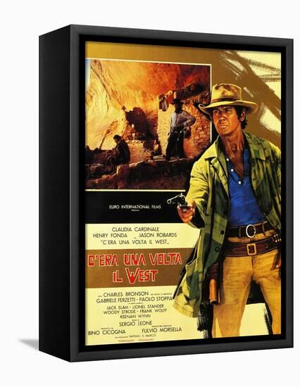 Once Upon a Time in the West, 1968 (C'Era Una Volta Il West)-null-Framed Premier Image Canvas