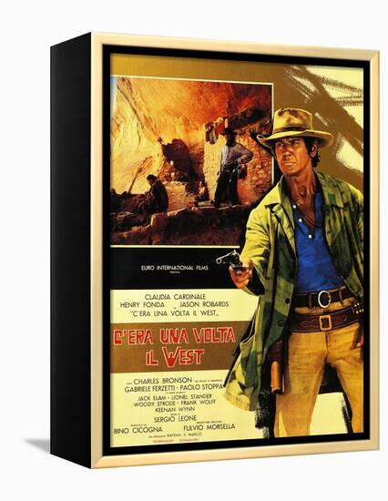 Once Upon a Time in the West, 1968 (C'Era Una Volta Il West)-null-Framed Premier Image Canvas