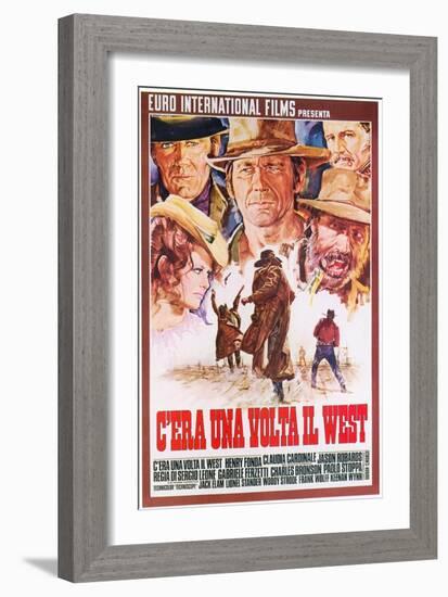 Once Upon a Time in the West, 1968-null-Framed Premium Giclee Print