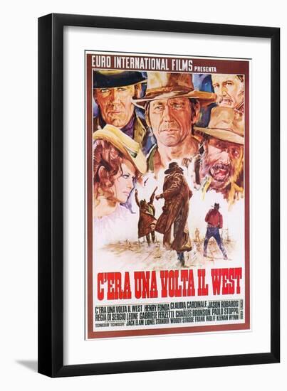 Once Upon a Time in the West, 1968-null-Framed Premium Giclee Print