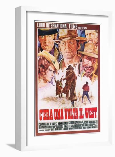 Once Upon a Time in the West, 1968-null-Framed Premium Giclee Print