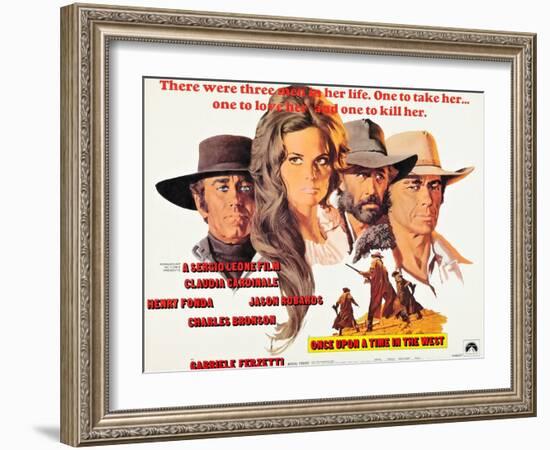 Once Upon a Time in the West, (AKA C'Era Una Volta Il West), 1968-null-Framed Art Print