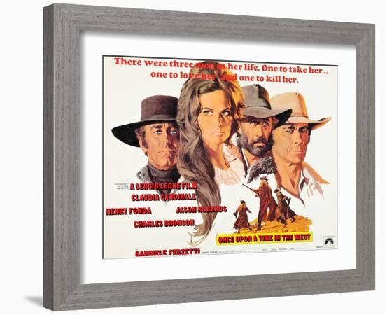 Once Upon a Time in the West, (AKA C'Era Una Volta Il West), 1968-null-Framed Art Print