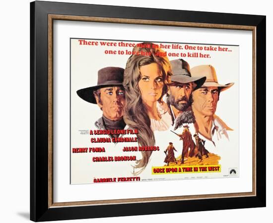 Once Upon a Time in the West, (AKA C'Era Una Volta Il West), 1968-null-Framed Art Print