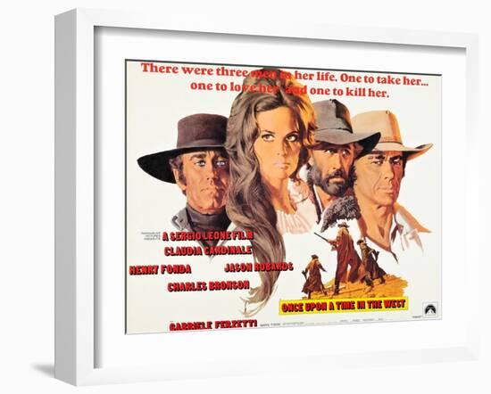 Once Upon a Time in the West, (AKA C'Era Una Volta Il West), 1968-null-Framed Art Print