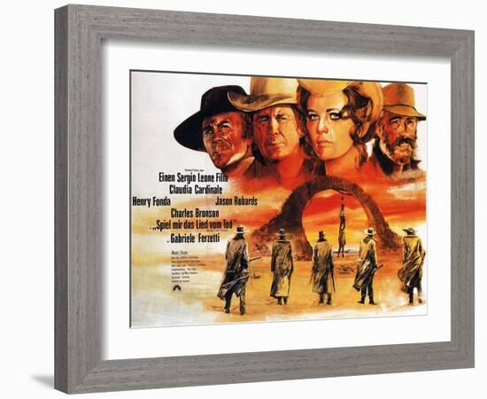 Once Upon a Time in the West, (AKA C'Era Una Volta Il West, Aka Spiel Mir Das Lied Vom Tod), 1968-null-Framed Art Print