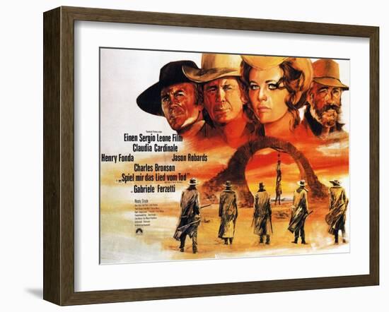 Once Upon a Time in the West, (AKA C'Era Una Volta Il West, Aka Spiel Mir Das Lied Vom Tod), 1968-null-Framed Art Print