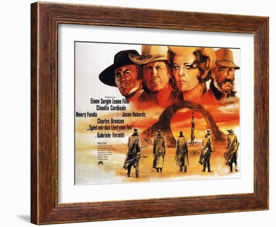 Once Upon a Time in the West, (AKA C'Era Una Volta Il West, Aka Spiel Mir Das Lied Vom Tod), 1968-null-Framed Art Print