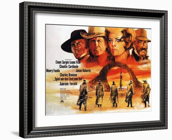 Once Upon a Time in the West, (AKA C'Era Una Volta Il West, Aka Spiel Mir Das Lied Vom Tod), 1968-null-Framed Art Print