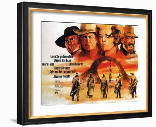 Once Upon a Time in the West, (AKA C'Era Una Volta Il West, Aka Spiel Mir Das Lied Vom Tod), 1968-null-Framed Art Print