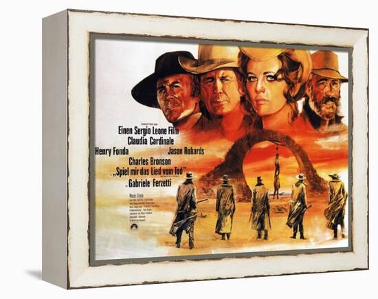 Once Upon a Time in the West, (AKA C'Era Una Volta Il West, Aka Spiel Mir Das Lied Vom Tod), 1968-null-Framed Stretched Canvas