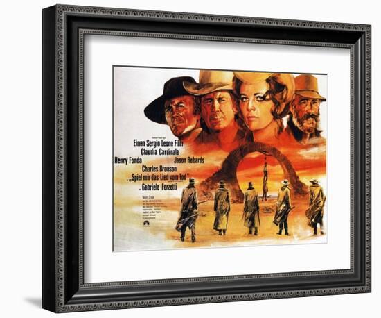 Once Upon a Time in the West, (AKA C'Era Una Volta Il West, Aka Spiel Mir Das Lied Vom Tod), 1968-null-Framed Art Print