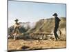 Once Upon a Time in the West by SergioLeone with Charles Bronson (1921 - 2003), Henry Fonda (1905 --null-Mounted Photo