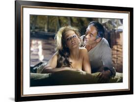 Once Upon a Time in the West by SergioLeone with Claudia Cardinale and Henry Fonda c, 1968 (photo)-null-Framed Photo