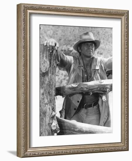 Once Upon a Time in the West, Charles Bronson, 1968-null-Framed Photo