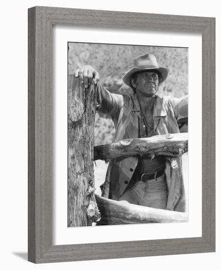 Once Upon a Time in the West, Charles Bronson, 1968-null-Framed Photo