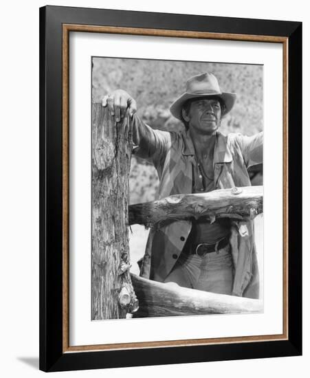 Once Upon a Time in the West, Charles Bronson, 1968-null-Framed Photo