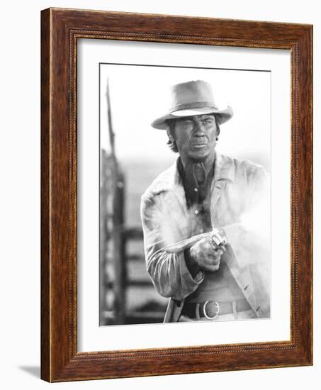 Once Upon a Time in the West, Charles Bronson, 1968-null-Framed Photo