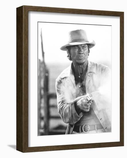 Once Upon a Time in the West, Charles Bronson, 1968-null-Framed Premium Photographic Print