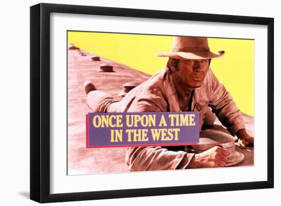 Once Upon a Time in the West, Charles Bronson, 1968-null-Framed Art Print