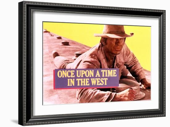 Once Upon a Time in the West, Charles Bronson, 1968-null-Framed Art Print