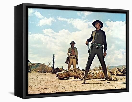 Once Upon A Time In The West, Charles Bronson, Henry Fonda, 1968-null-Framed Stretched Canvas