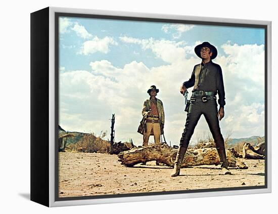 Once Upon A Time In The West, Charles Bronson, Henry Fonda, 1968-null-Framed Stretched Canvas