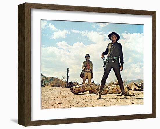 Once Upon A Time In The West, Charles Bronson, Henry Fonda, 1968-null-Framed Photo