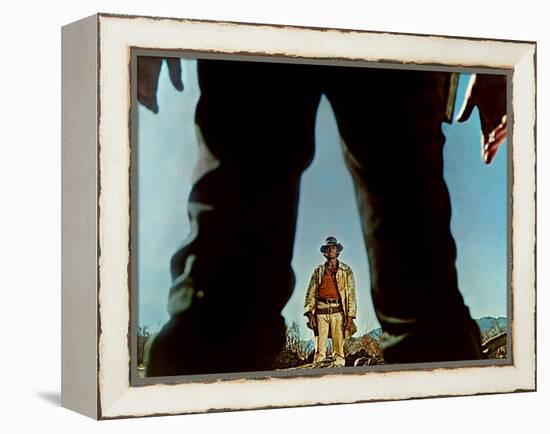 Once Upon A Time In The West, Charles Bronson, Henry Fonda, 1968-null-Framed Stretched Canvas