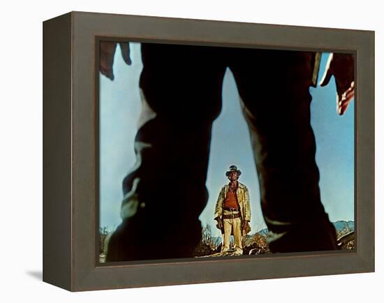 Once Upon A Time In The West, Charles Bronson, Henry Fonda, 1968-null-Framed Stretched Canvas