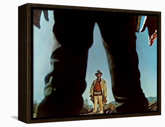 Once Upon A Time In The West, Charles Bronson, Henry Fonda, 1968-null-Framed Stretched Canvas