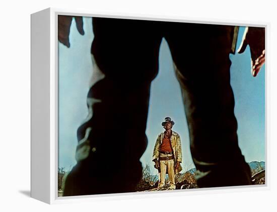 Once Upon A Time In The West, Charles Bronson, Henry Fonda, 1968-null-Framed Stretched Canvas