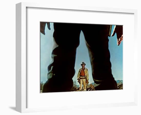 Once Upon A Time In The West, Charles Bronson, Henry Fonda, 1968-null-Framed Photo