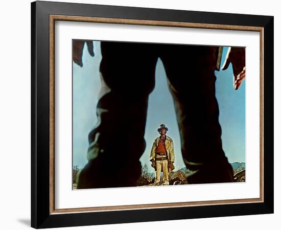 Once Upon A Time In The West, Charles Bronson, Henry Fonda, 1968-null-Framed Photo